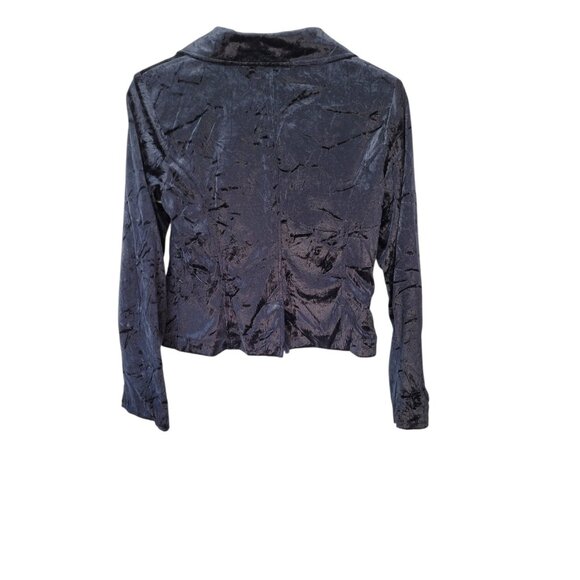 Mary-Kate and Ashley Jacket Navy Blue Velvet XL 14-16 Vintage Y2K READ - Picture 4 of 10